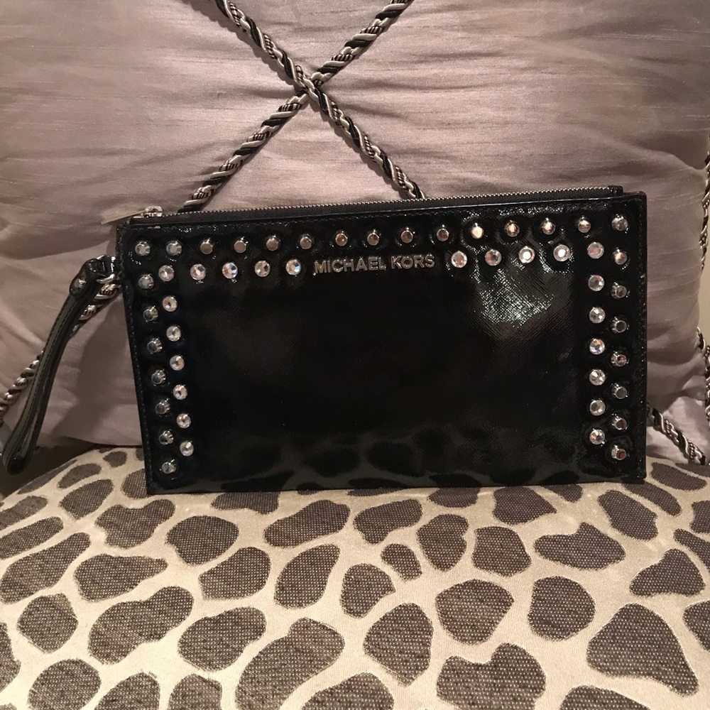 Black Michael Kors wristlet/ clutch